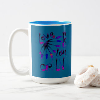 TASSE 2 COULEURS LOVE_MODERN_BLUE_SO CUTE