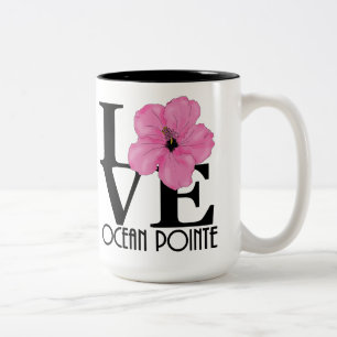 Tasse 2 Couleurs LOVE Ocean Pointe Hawaii 15oz