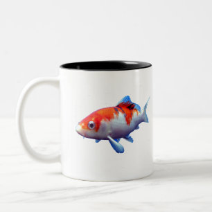 Tasse 2 Couleurs Love Orange and White Goldfish