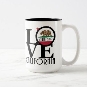 Tasse 2 Couleurs LOVE Père Noël Cruz California 15oz