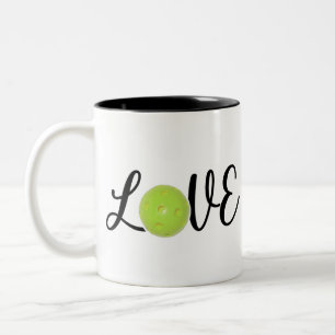 Tasse 2 Couleurs Love pickleball script