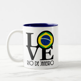 Tasse 2 Couleurs LOVE Rio de Janeiro 11oz
