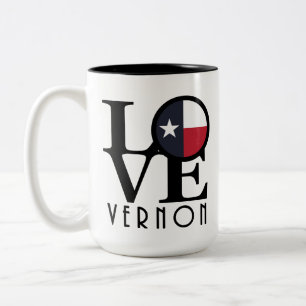 Tasse 2 Couleurs LOVE Ron Texas 15oz