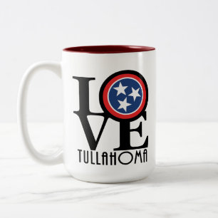 Tasse 2 Couleurs LOVE Tullahoma Tennessee 15oz
