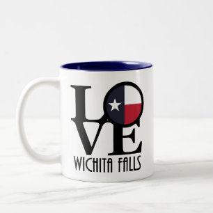 Tasse 2 Couleurs LOVE Wichita Falls Texas
