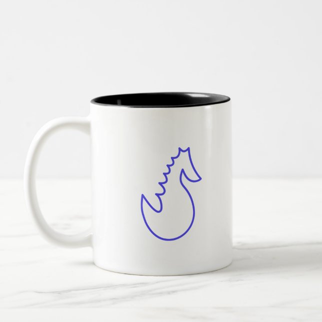 Tasse 2 Couleurs Lovely Seahorse (Gauche)