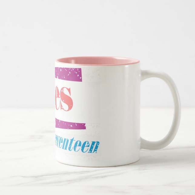 Tasse 2 Couleurs Lt Pink de Bélier (Droit)