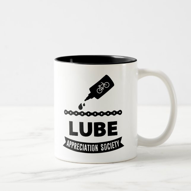 Tasse 2 Couleurs Lube Appreciation Society Cycling (Droit)