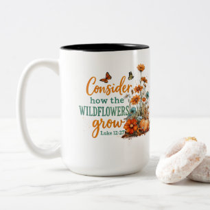 Tasse 2 Couleurs Luc 12:27