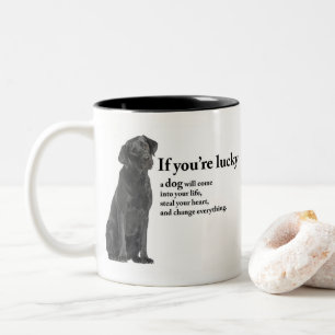 Tasse 2 Couleurs Lucky Black Lab