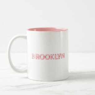 Tasse 2 Couleurs Lumières de néon brillant Brooklyn