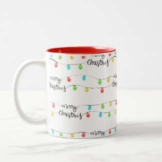 Tasse 2 Couleurs Lumières de Noël