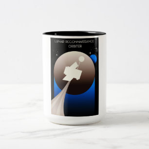 Tasse 2 Couleurs Lunar Reconnaissance Orbiter Art spatial