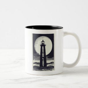Tasse 2 Couleurs Lune phare de Boston