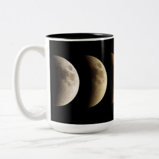 Tasse 2 Couleurs Lune superbe, lune de sang, éclipse lunaire, 2015