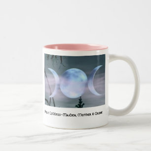 Tasse 2 Couleurs Lune triple de déesse