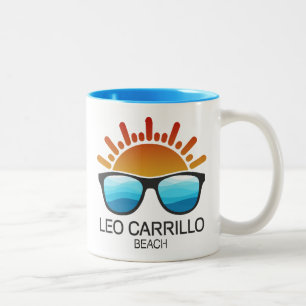 Tasse 2 Couleurs Lunettes de soleil de la plage Leo Carrillo Califo