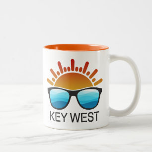 Tasse 2 Couleurs Lunettes de soleil Key West Floride