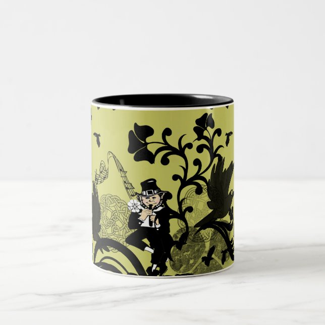 Tasse 2 Couleurs Lutin en noir (Centre)