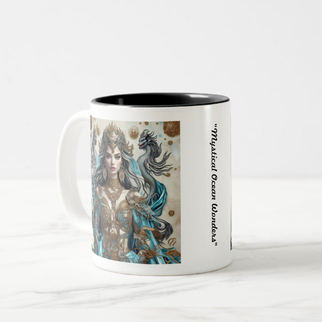 Tasse 2 Couleurs "Luxury Sea Life" (Devant gauche)