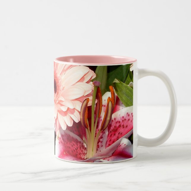 Tasse 2 Couleurs Lys d'hommage | (Droit)