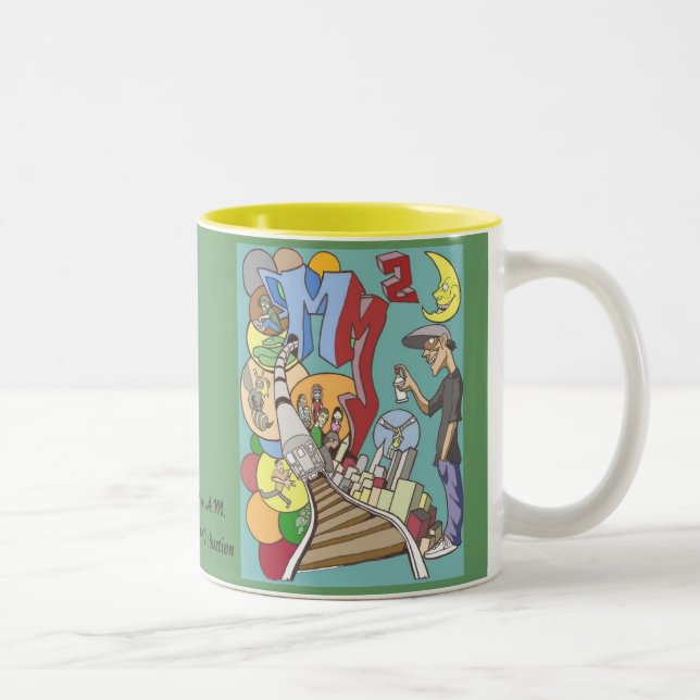 Tasse 2 Couleurs M-A ajusté A… (Droit)