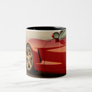 Tasse 2 Couleurs Ma Corvette rouge