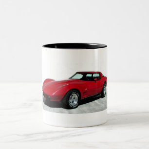 Tasse 2 Couleurs Ma Corvette rouge de 1979