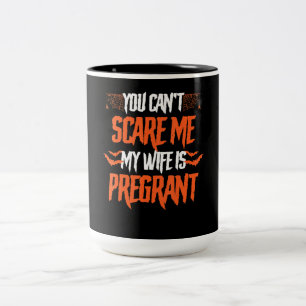 Tasse 2 Couleurs Ma Femme Est Enceinte Drôle Cadeau À L'Halloween