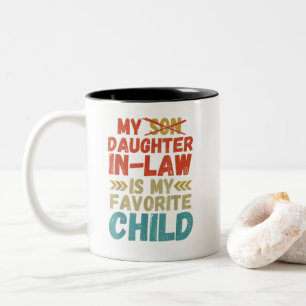 Tasse 2 Couleurs Ma Fille En Droit Est Mon Enfant Préféré