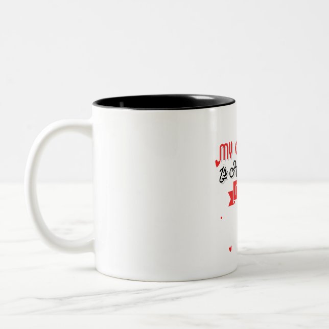 Tasse 2 Couleurs Ma Fille Est Plus Chaud Que Mon Café (Gauche)