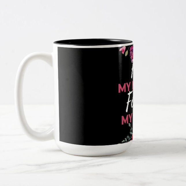 Tasse 2 Couleurs Ma mère pour toujours mon ami (Gauche)