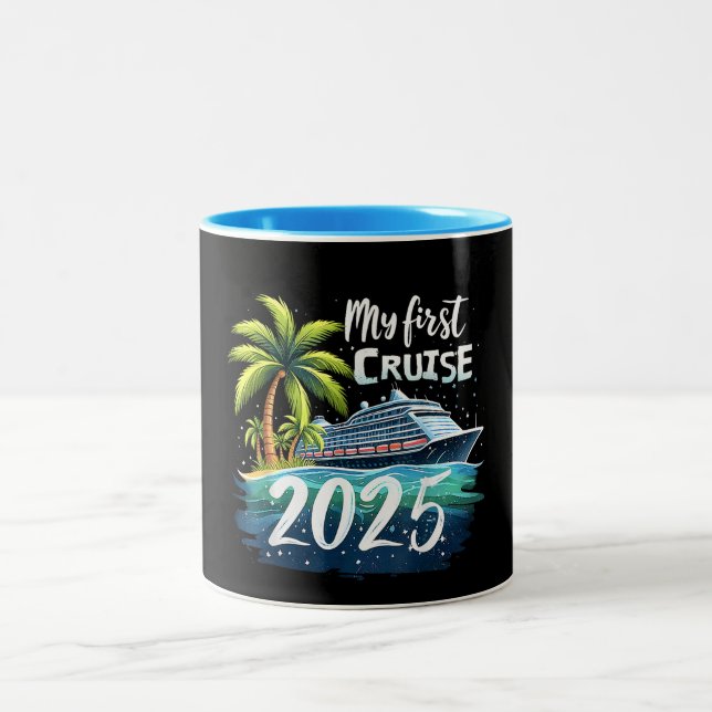 Tasse 2 Couleurs Ma première croisière 2025 (Centre)