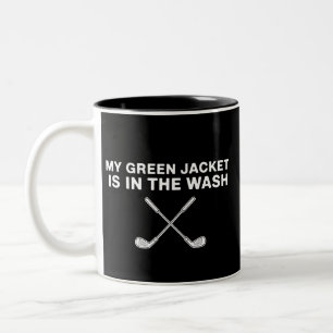 Tasse 2 Couleurs Ma veste est en machine Golf amoureux Maître Golf