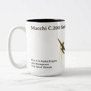 Tasse 2 Couleurs Macchi C.200 Saetta