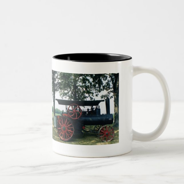 Tasse 2 Couleurs machine à vapeur (Droit)
