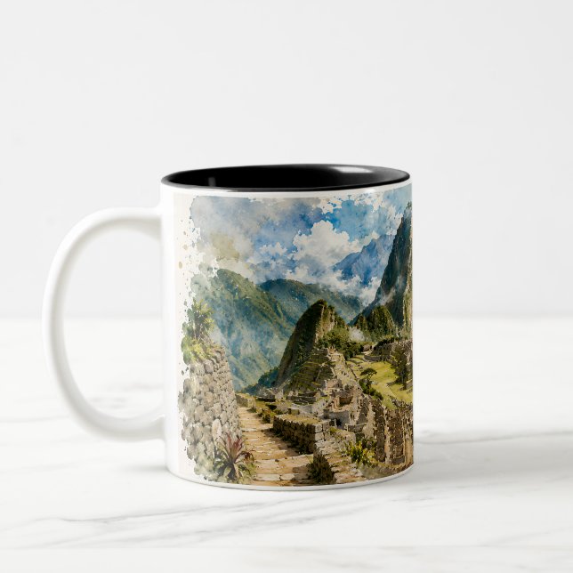 TASSE 2 COULEURS MACHUPICCHU (Gauche)