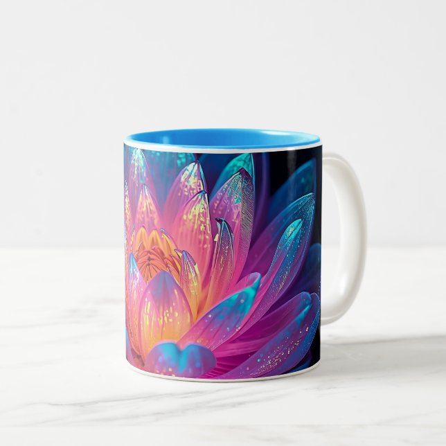 Tasse 2 Couleurs Macro Éthéré Zen (Devant droit)