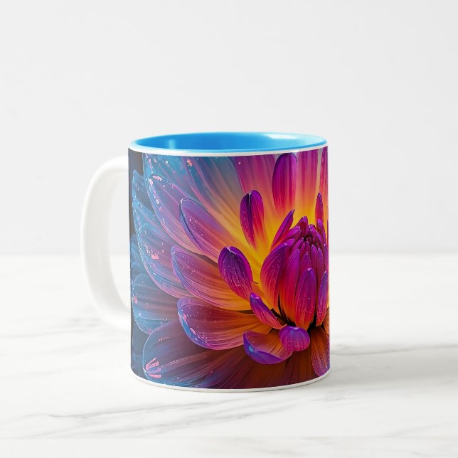 Tasse 2 Couleurs Macro Ethereal Zen (Devant gauche)