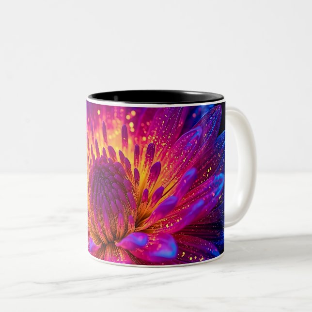Tasse 2 Couleurs Macro Stellar Burst (Devant droit)
