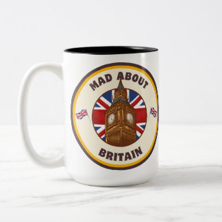 Tasse 2 Couleurs Mad à propos de la Grande-Bretagne Big Ben