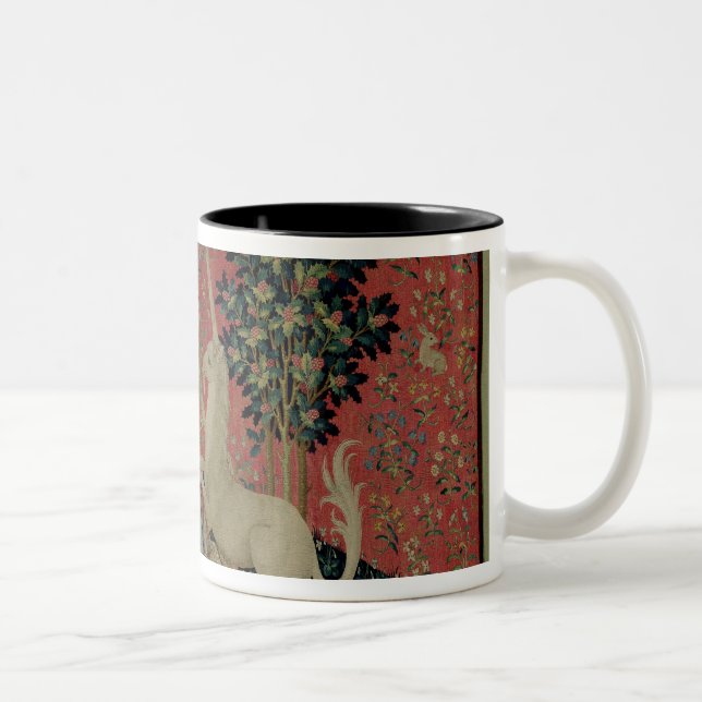 Tasse 2 Couleurs Madame et la licorne : "Sight (Droit)