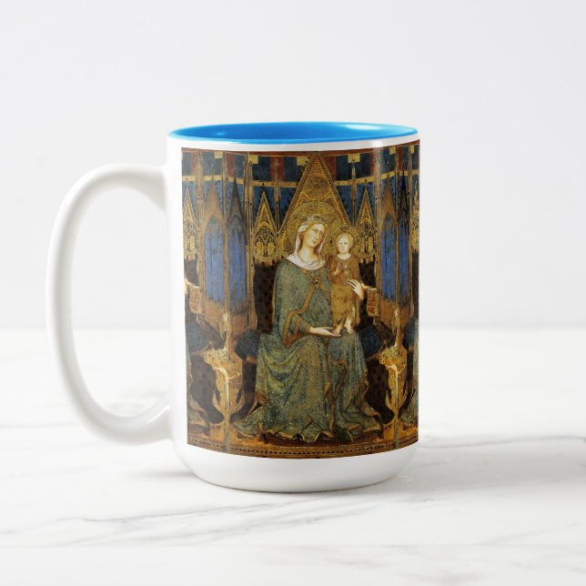 Tasse 2 Couleurs MAESTA, VIERGE AVEC Noël ENFANT (Gauche)