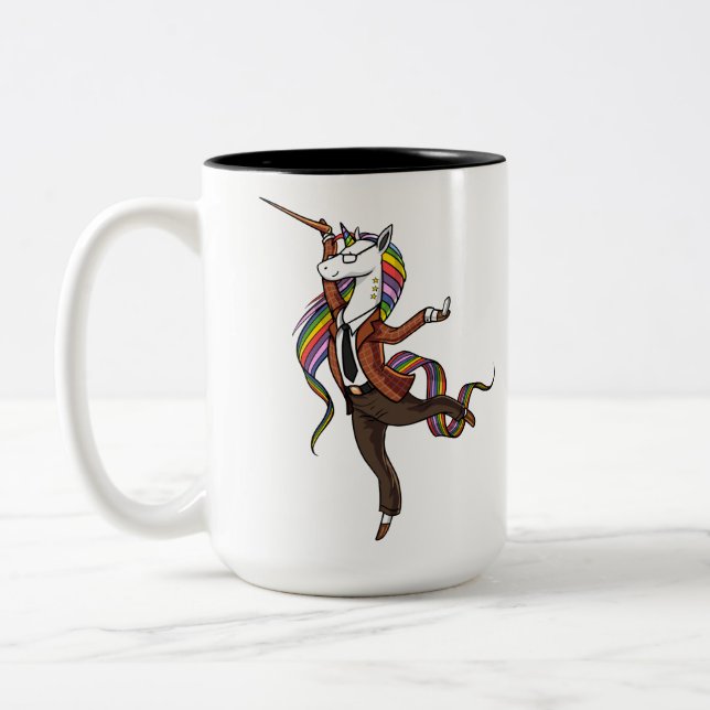 Tasse 2 Couleurs Magic Unicorn enseignant (Gauche)