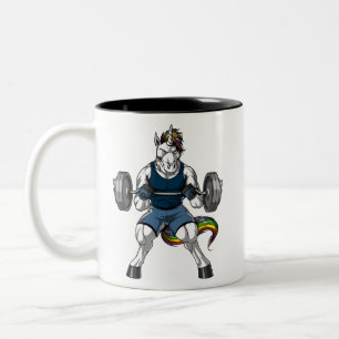 Tasse 2 Couleurs Magic Unicorn Fitness Gym Workout Bodybuilder