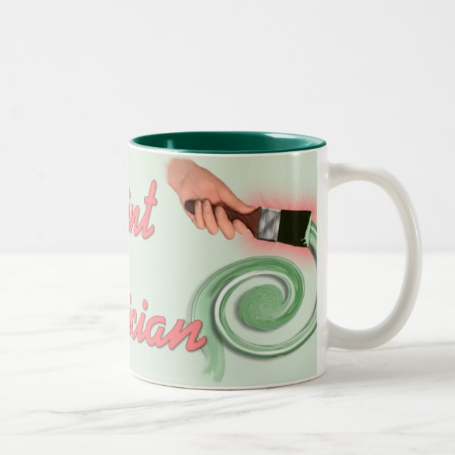 Tasse 2 Couleurs Magicien de peinture (Droit)