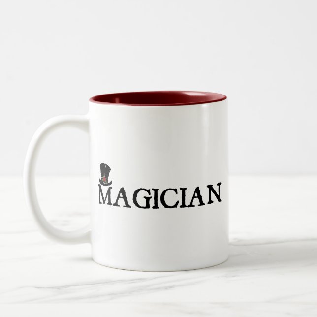 Tasse 2 Couleurs Magicien et casquette (Gauche)