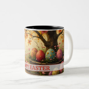 Tasse 2 Couleurs Magie de la floraison printanière avec la splendeu
