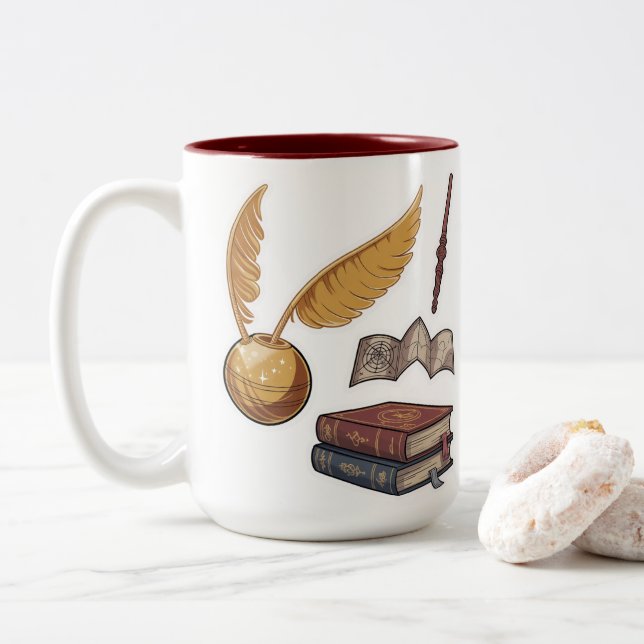 Tasse 2 Couleurs Magie de sorcier  (Avec donut)