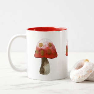 Tasse 2 Couleurs Magie de Toadstool de champignon rouge